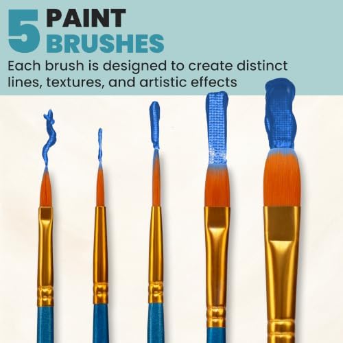 Painting Kit for Beginners, Kids, Teens, Adults - Acrylic Paint Set
