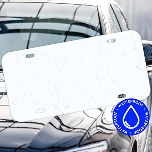 12" x 6" Blank Vanity Plates for Custom Designs 250 Pack
