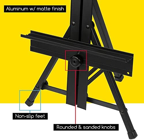 MEEDEN Tabletop Easel Stand for Painting: Aluminum Art Painting Easel