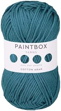 Paintbox Yarns 100% Cotton Aran Yarn 1.76oz / 50g, 93yds / 85m