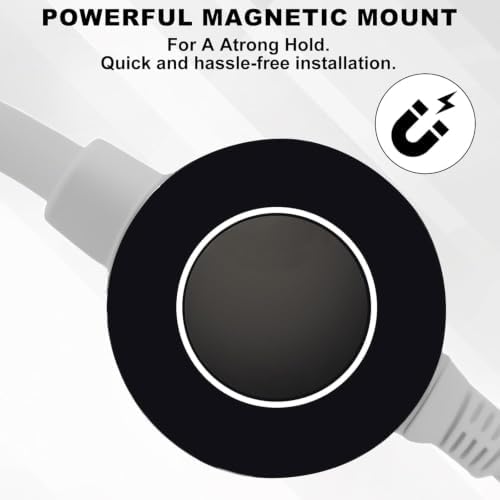 Magnetic Positioning Quilting Light for Sewing Machine, 3-in-1 Magnetic Seam Guide, Sewing Light Guide for Straight Stitching, Crosshairs and Dot Illumination Heads, Hands-Free Precision Sewing