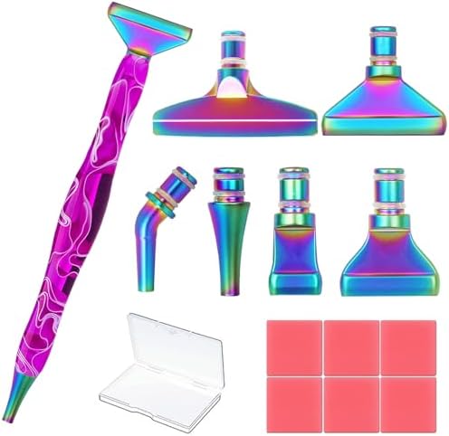 Diamond Painting Pens, “Classic Wax Stylus” Diamond Art Pen, Gem Painting Tools Accessories, Gem Art Pen with Metal Tips for 5D Craft Nail