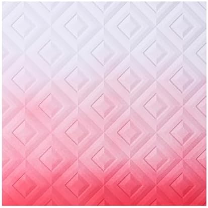 BAOFALI 3D Embossing Folder for Card Making,Rhombus Geometry Plastic Texture Fades Embossing Folder Template for Scrapbooking Cardstock Album DIY Decoration Paper Crafting 5.9x5.9inch