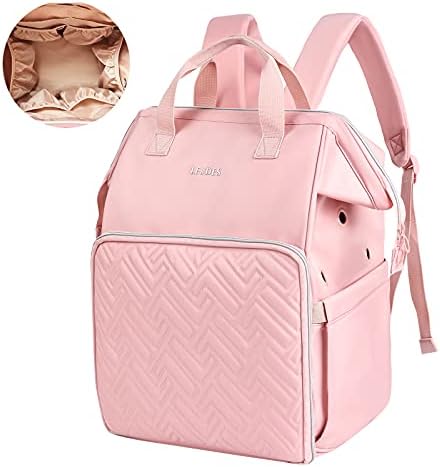 Leudes Crochet Bag Backpack for Yarn Storage Tote Travel Large Knitting Bag