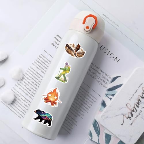 50PCS Adventure Travel Stickers, Outdoor Camping Stickers