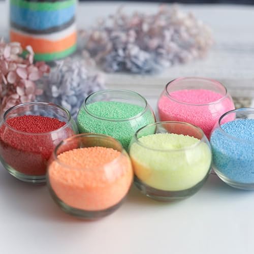 CoolCrafts Sand Wax Candle with Wicks 2 LB Pearled Sand Candle Bulk for Candle Making, Wedding Decor, Crafts - Red
