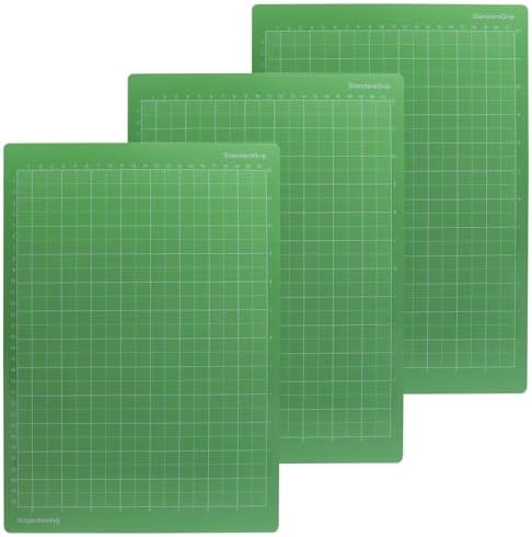 BokWin Cutting Mat, Green, 12x8.5 Inch, 3-Pack