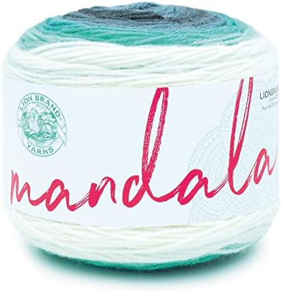 Lion Brand Yarn, Mandala DK Crochet Yarn, Genie, Multicolor, 1 Pack