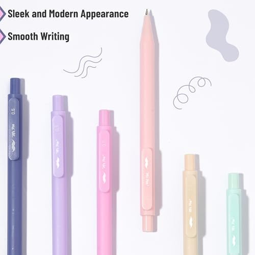 Mr. Pen- Pastel Mechanical Pencil Set with Lead Refills & Erasers, 6 Pack
