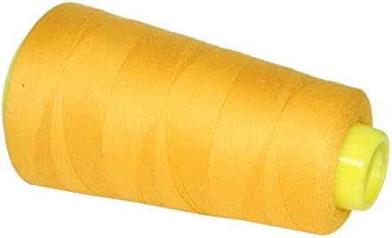 Mandala Crafts Gold Mercerized Cotton Thread Cones for Sewing Quilting