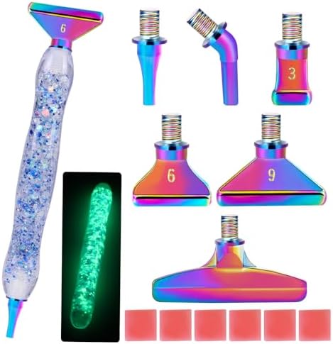 DoreenBow 13Pcs Diamond Art Tools Glow in The Dark Diamond Art Accessories