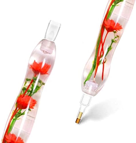 Praise V Do Diamond Painting Pen,Diamond Art Pen,Diamond Painting Pen Kit Tool Accessories Stylus Drill Pen for Diamond Painting Nail Art Cell Phone Decoration Diamond Art 3RedFlowers