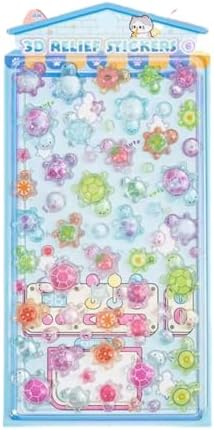 3D Puffy Stickers, Kawaii Resin Decorative Stickers for Phone Case, Notebook, Scrapbooking (Style-Turtle)