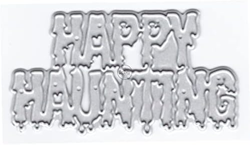 Happy Halloween Metal Cutting Dies for Card Making