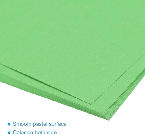 MECCANIXITY 50 Sheet Origami Paper Double Sided Green 5x5 Inch Square Sheet for Art Craft Project, Beginners, Gifts Decor