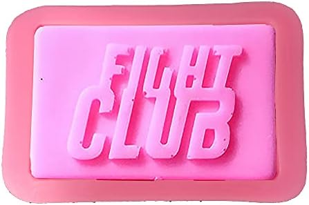 Fight Club Shape Silicone Soap Molds,Silicone Cake Mold Fight Club Resin Clay Soaps Making Moulds，Officially Licensed (1)