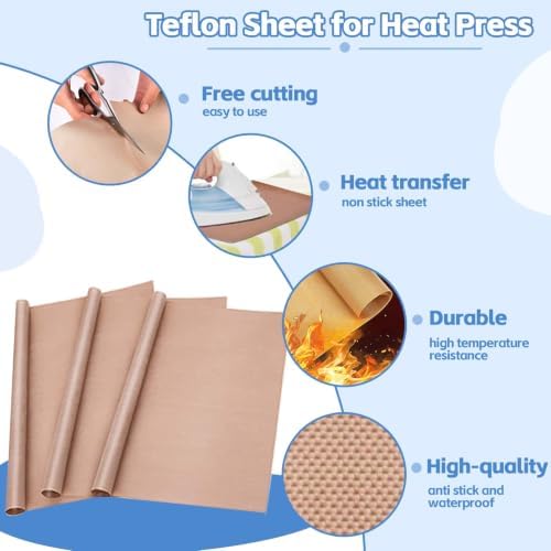 67 Pcs Sublimation Shirts Tool Kits for Vinyl Alignment,Heat Press Mat Pad Silicone,T-Shirt Rulers Guide and Teflon Sheet for Cricut Heat Press HTV Vinyl Center Designs,Craft Sewing Accessories