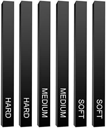 Artists Compressed Charcoal Sticks Square Black Coal Sticks Sketch Art Supplies for Drawing Sketching Shading Tool 6 PCS Artist Charcoal Sticks Black for Drawing Sketching Fine Art Soft