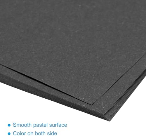 MECCANIXITY 50 Sheet Origami Paper Double Sided Black 5x5 Inch Square Sheet for Art Craft Project, Beginners, Gifts Decor