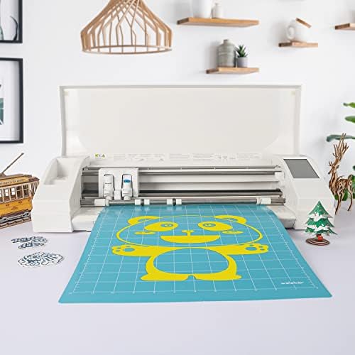 5 Pack Cutting Mats for Silhouette Cameo 5/4/3/2/1, 12x12 Inch StandardGrip/LightGrip/StrongGrip/FabricGrip, Cutting Mats for Sewing, Quilting, Crafts