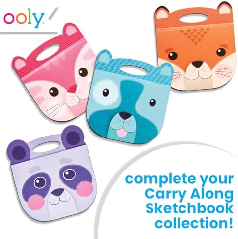 OOLY Carry Along Sketchbook for Kids, 60 Pages – Fox