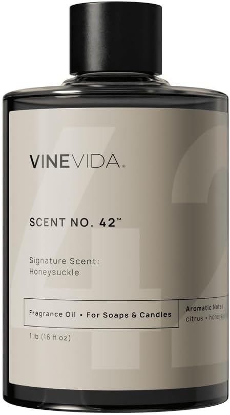 VINEVIDA [16oz] Honeysuckle Fragrance Oil for Candle Making and Soap Making - Premium Candle Scents for Soy Candles