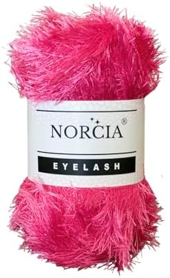 Eyelash Yarn Fun Fur Yarn(100g-3.5oz) (153yds-140mt) Fuzzy Premium Soft Crochet DIY Hand Knitting 100% Polyester