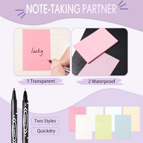 XKDOUS 58 Bible Study Supplies Journaling Kit, Bible Highlighters, Khaki