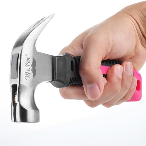 Mr. Pen- Claw Hammer, 8oz, Pink, Magnetic