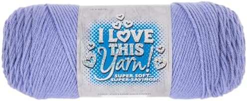 Hobby Lobby I Love This Yarn, 100% Acrylic, 280 Periwinkle, Set of 2