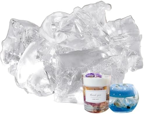 CoolCrafts 14 OZ Gel Wax for Candle Making Clear Jelly Candle Wax for Decorative Projects