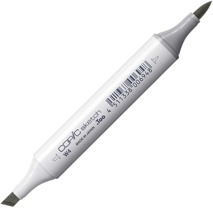 Copic Markers W4-Sketch, Warm Gray