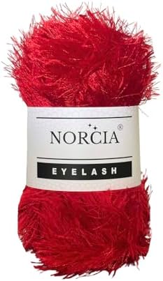 Eyelash Yarn Fun Fur Yarn(100g-3.5oz) (153yds-140mt) Fuzzy Premium Soft Crochet DIY Hand Knitting 100% Polyester