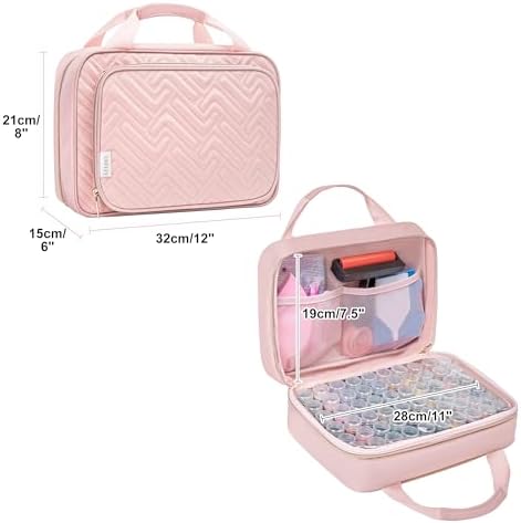 Leudes Diamond Art Storage Painting Case 60 Slots Bead Art Kits for Adults