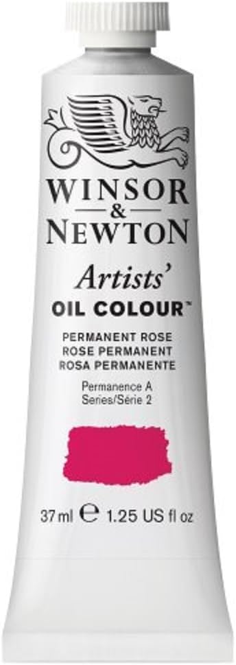 Winsor & Newton Artists' Oil Paint, 37ml Tube, Permanent Rose