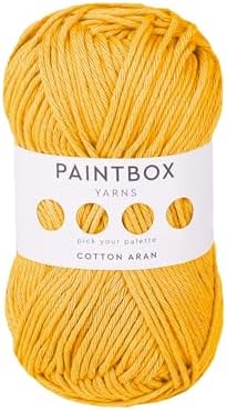 Paintbox Yarns 100% Cotton Aran Yarn 1.76oz / 50g, 93yds / 85m
