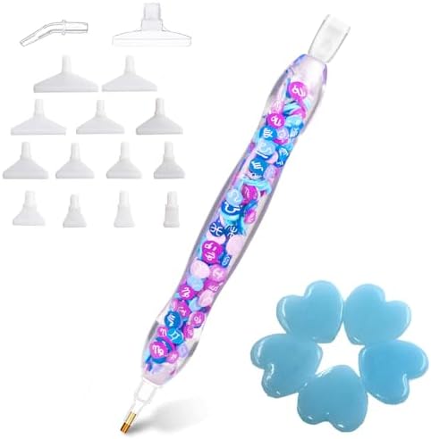 Praise V Do Diamond Art Painting Accessories Tool Kit Drill Pen for Adult, 5D Diamond Painting Drill Pen Stylus Tips Placers Heads Constellation