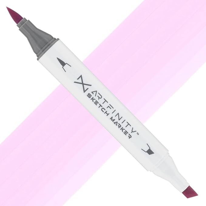 Artfinity Sketch Markers - Deco Pink V1-2, Vibrant, Professional, Dye-Based Alcohol Markers for Artists, Drawing, Travel, & More