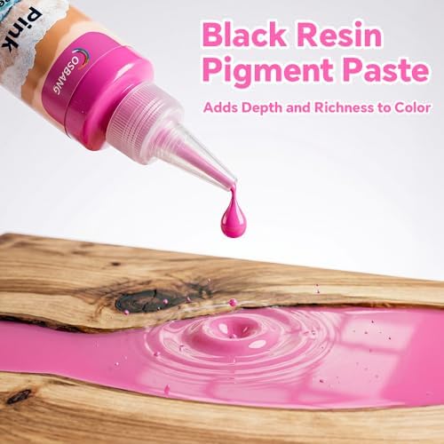 Pink Epoxy Resin Pigment Paste 3.4 fl.oz/100ml High Concentrated Resin Dye for Resin Art River Table Jewelry Making Coasters