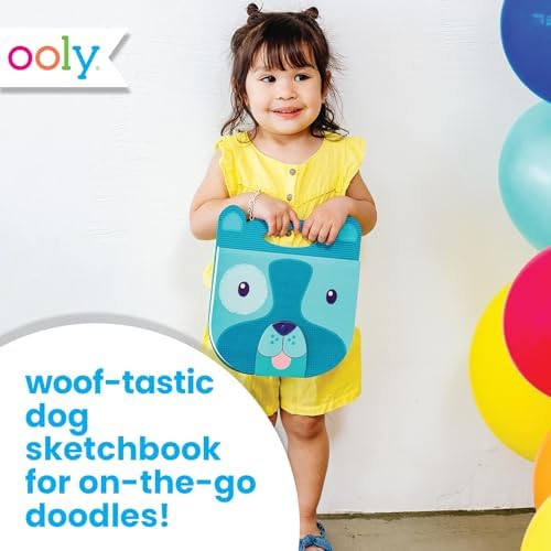 OOLY Carry Along Sketchbook for Kids, 60 Pages – Dog