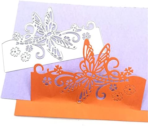 Scrapbooking Die-Cuts for Card Making, Christmas Metal Cutting Dies, Paper Craft Punch Template, Background Embossing Stencils, DIY Album Décor (Dragonfly-15.5x9.3cm)