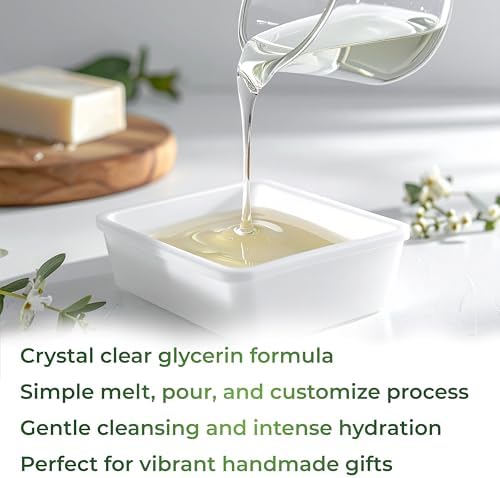 velona 10 lb - Ultra Clear Glycerin Soap Base, Melt & Pour, Transparent