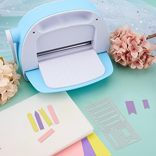 INFUNLY Stamps and Dies for Card Making Cutting Die and Stamps for Journaling Weekly Plan Silicone Clear Stamp and Die Set Silicone Planner Stamps for DIY Scrapbooking Journal Making Supplies