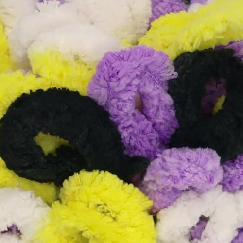 JubileeYarn Fun Finger Pride Loops Yarn - 100g/Skein Jumbo Polyester - Utada - 3 Skeins
