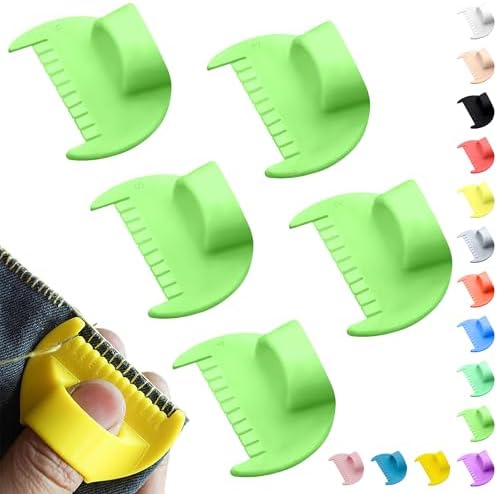2mm-6mm Seam Guide for Hand Sewing Edge Lockranding Tool 5 PCS Set for Leather/Fabric/Craft Sew, Cyan