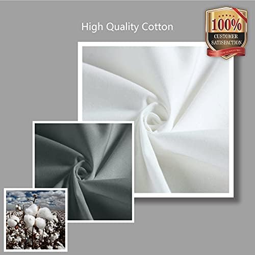 TOPDesign 1-Pack Super Strong Large 12oz Cotton Canvas Tote Bag, Reusable Grocery Shopping Cloth Bag, Fashionable Two-Tone Tote for Crafts, DIY Your Creative Designs