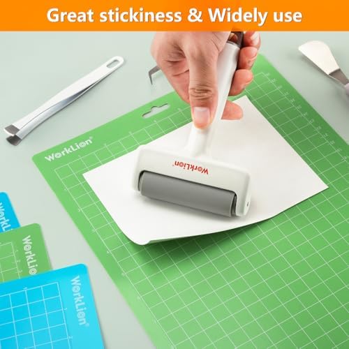 Worklion Cutting Mat Compatible With Cricut Joy Xtra: 8.5"x12", 6 pack (4 Standard Adhesive& 2 Light Adhesive) - Machine Accessories
