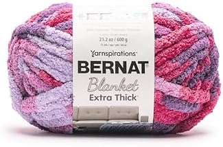Bernat Blanket Extra Thick Chunky Yarn for Crocheting, Grapevine