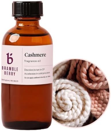 Brambleberry Cashmere Fragrance Oil | Vanilla for Soap, Candles & Lotion | Warm vanilla cashmere fragrance oil for candle making, soap making, lotion, perfume oil, bath bombs, diffuser, and DIY crafts