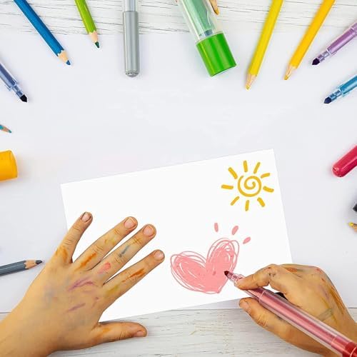 180 Sheets Art Paper 9" x 12" Craft Drawing Paper for Sketching, Loose Sketch Paper for Drawing